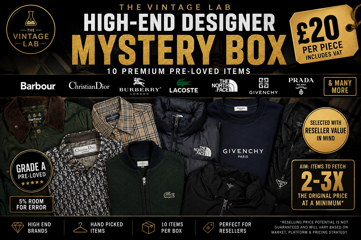 High End Mystery Reseller Box 10pc