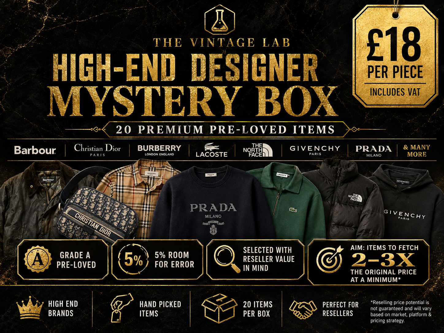High End Mystery Reseller Box 20pc